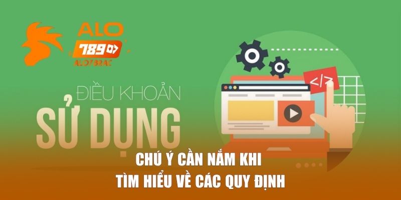 Chú ý cần nắm khi tìm hiểu về điều khoản và quy định